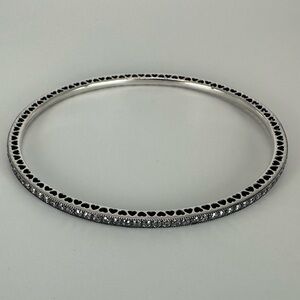 Retired Pandora Sterling Twinkling Forever Clear Cubic Zirconia Bracelet